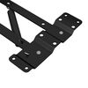 vidaXL Bettliftmechanismus 2 pcs Schwarz 340 x 95 x 40 mm Eisen
