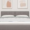 vidaXL Kopfteil Taupe 160 cm Stoff