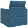 vidaXL Schlafsofa Blau 74 x 77 x 81 cm Samt