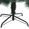 vidaXL K&uuml;nstlicher vorbeleuchteter Weihnachtsbaum mit Kugelset 120 cm