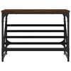 vidaXL Schuhregal Braun Eichen-Optik 60x30x45 cm Holzwerkstoff