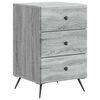 vidaXL Nachttisch Graues Sonoma 43 x 41 x 66,5 cm Holzwerkstoff