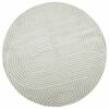 vidaXL Bereichsteppiche Rund PALMERAS Gr&uuml;n &Oslash; 200 CM Polyester