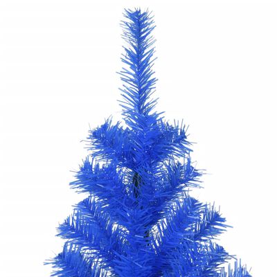 vidaXL Künstlicher Weihnachtsbaum mit Ständer Blau 210 cm PVC