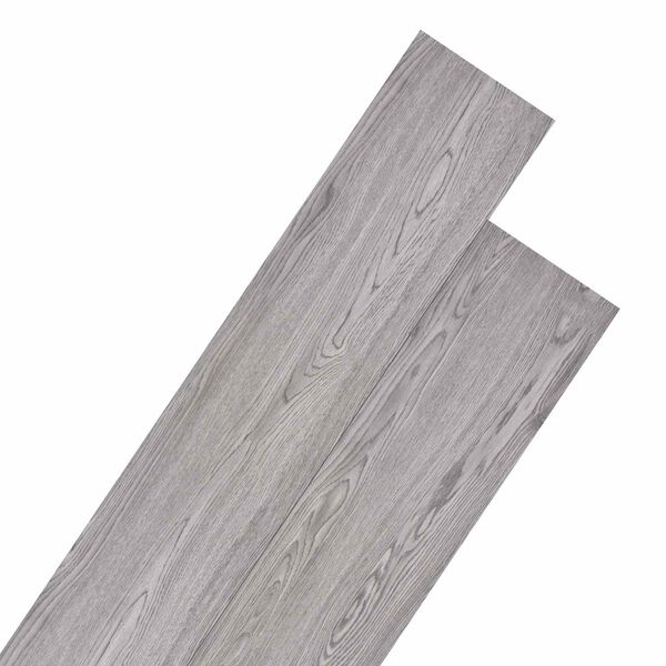 vidaXL Bodenplanken 18 pcs Dunkelgrau 5,26 m&sup2; PVC