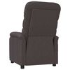 vidaXL Massagesessel Dunkelbraun Stoff