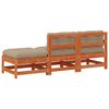 vidaXL Sectional Sofa Einheiten Wachsbraun 190 x 62 x 70,5cm
