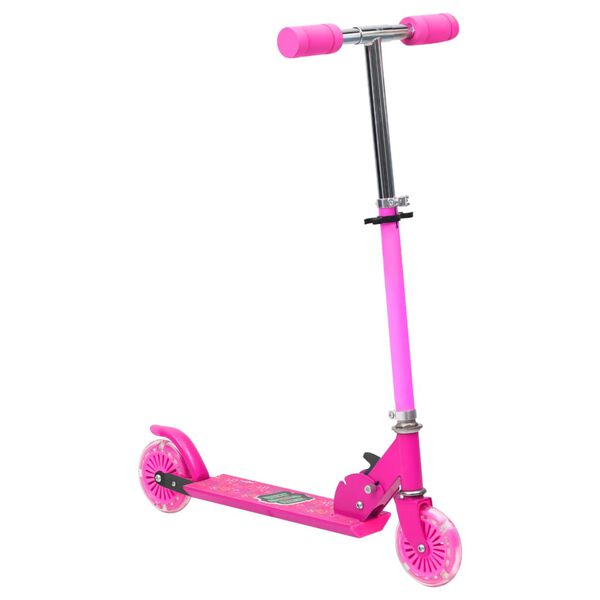 vidaXL 2-Rad-Kinderroller mit Verstellbarem Aluminium-Lenker Rosa