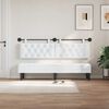 vidaXL H&auml;ngevorderseite Wandmontiert Wei&szlig; 170 x 55 x 7 cm Stoff