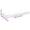 vidaXL Kissen K&ouml;nigsblau 140 x 40 x 8 cm Oxford-Stoff