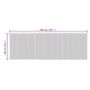 vidaXL Teppich Rechteckig Braun 100x300 cm Bambus