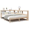 vidaXL Massivholzbett mit Regal ohne Matratze 160x200 cm Kiefernholz