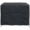 vidaXL M&ouml;belbezug Uni Schwarz 125 x 125 x 74 cm Stoff
