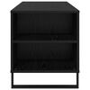 vidaXL Couchtisch Schwarz Eichen-Optik 102 x 44,5 x 50 cm