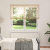 vidaXL Venetianer Jalousie Hellbraun mit Muster 150 x 140 cm PVC