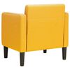 vidaXL Sessel mit Armlehnen Hellgelb 54 cm Cordstoff