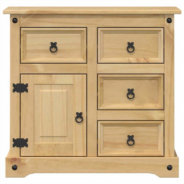 vidaXL Sideboard Corona 80x40x75 cm Massivholz Kiefer