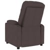vidaXL Massagesessel Dunkelbraun Stoff