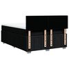vidaXL Boxspringbett mit Matratze Schwarz 160x200 cm Stoff