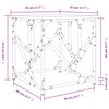 vidaXL Couchtisch Braun Eichen-Optik 45x45x47,5 cm Holzwerkstoff