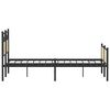 vidaXL Bettgestell ohne Matratze Sonoma-Eiche 150x200 cm Holzwerkstoff