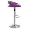 vidaXL Barhocker Lila Kunstleder