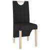 vidaXL Esszimmerst&uuml;hle 6 Stk. Schwarz Stoff
