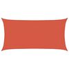 vidaXL Sonnensegel 160 g/m&sup2; Terrakottarot 4x7 m HDPE