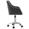 vidaXL Esszimmerst&uuml;hle 2 Stk. Drehbar Taupe Stoff