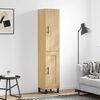 vidaXL Highboard Sonoma-Eiche 34,5x34x180 cm Holzwerkstoff