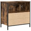 vidaXL Waschbeckenunterschrank R&auml;uchereiche 60x34,5x60 cm