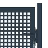 vidaXL Zauntor Anthrazit 102x175 cm Stahl