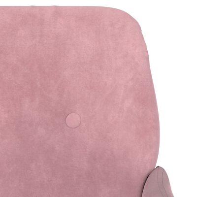 vidaXL Sessel Rosa 62x79x79 cm Samt