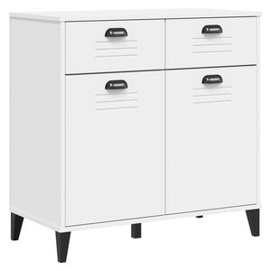 vidaXL Sideboard VIKEN Wei&szlig; 80x40x80 cm Holzwerkstoff