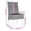 vidaXL Esszimmerst&uuml;hle 2 Stk. Braun Nat&uuml;rliches Rattan