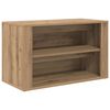 vidaXL Schuhregal 75 x 35 x 45 cm Holzwerkstoff Artisan-Eiche