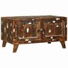 vidaXL Couchtisch Mehrfarbig Massives upgecyceltes Holz