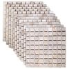 vidaXL Mosaikfliesen Creme 30 x 30 cm Marmor