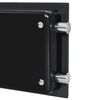 vidaXL Digitaler Safe mit Schloss Dunkelgrau 42 x 37 x 20 cm Stahl