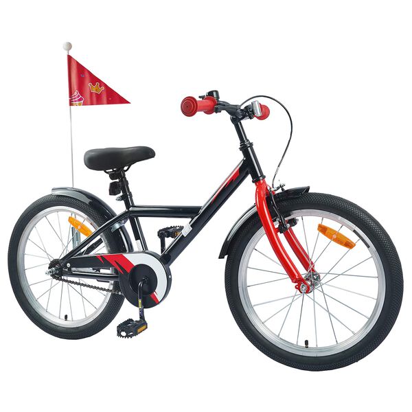 vidaXL Kinderfahrrad 20 Zoll f&uuml;r 6-11 Jahre alt Schwarz