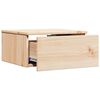 vidaXL Nachttisch Braun 37 x 35 x 18,5 cm Massivholz Kiefer