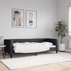 vidaXL Tagesbett Schwarz 80x200 cm Stoff