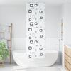 vidaXL Duschrollo 70x240 cm Stoffbreite 66 cm