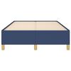 vidaXL Bettgestell ohne Matratze Blau 120x190 cm Stoff