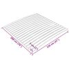 vidaXL Bettlattenrost Ersatz mit 17 Latten 120x200 cm