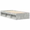 vidaXL Bettgestell Betongrau 75x190 cm