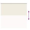 vidaXL Verdunkelungsrollo Cremewei&szlig; 165x130cm Stoffbreite 161,6cm