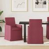 vidaXL Esszimmerst&uuml;hle 2 pcs Weinrot 57 x 67 x 95 cm Stoff