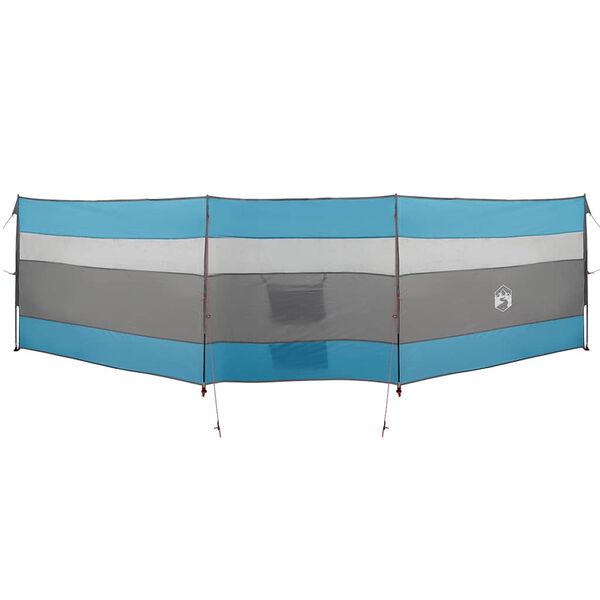 vidaXL Camping-Windschutz Blau 508x130 cm Wasserdicht