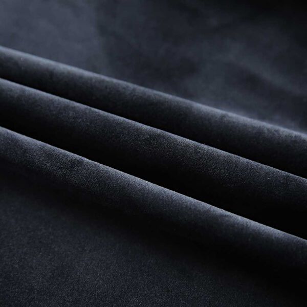 vidaXL Verdunkelungsvorhang mit Haken Samt Schwarz 290 x 245 cm